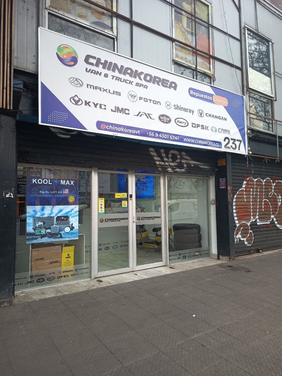 Local ChinaKorea Van & Truck SpA en 10 de Julio Huamachuco